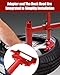 EXODIOS Upgrade Manual Tire Changer Duck Head Kit with Tire Changer Duck Head Fit for Most Car Tires (Without Silver Cone)