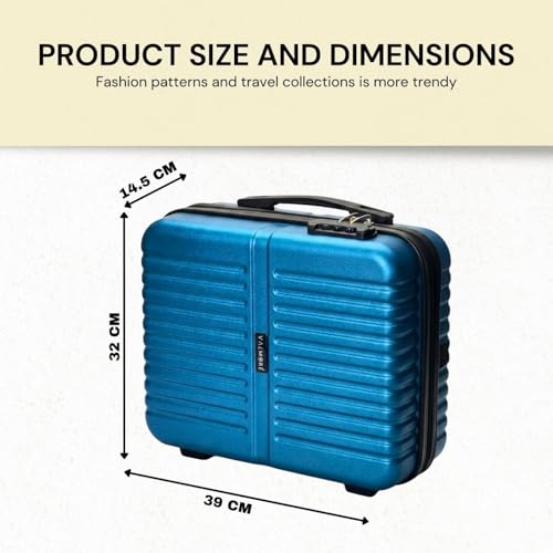 Image of VALMORE Valmore AeroVault 13 Hardshell Laptop Bag for 13-Inch MacBook, Polycarbonate Hard Case with Lock, Premium Cushioned Interior, Trolley Sleeve