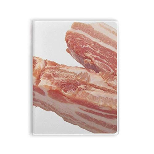 Journal intime viande crue avec couverture souple en gomme