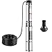 VEVOR Pompe Submersible 220V 50HZ Pompe De Puits Profond 164pi 25.5 GPM Pompe Immergée pour Usage Industriel et Domestique