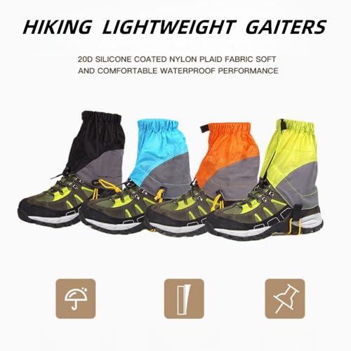 Short-Leg-GaitersShoe-CoversHiking-GaitersLightweight-and-Adjustable-Available-in-All-SeasonsWaterprooffor-Men-and-Women-Hiking-MountaineeringWalking-Hunting