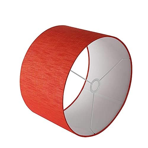 Zaidienterprisess Red lamp Shade For Tripod Lamp 12X12x8 Size Suitable For Home Floor Lamps Red Color-image-0