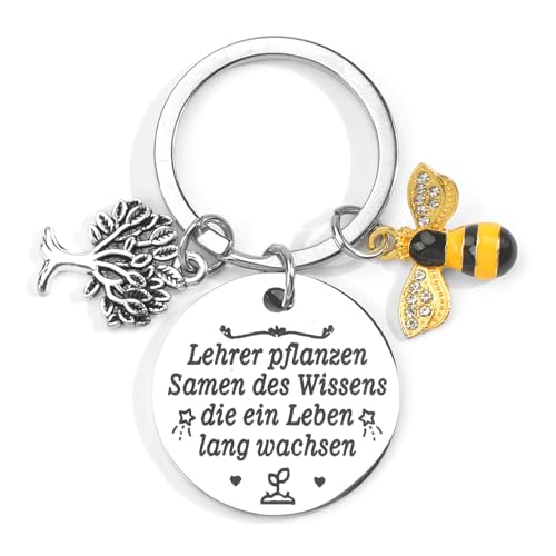 Abschiedsgeschenk Kollegen Schlüsselanhänger Kleeblatt Klein