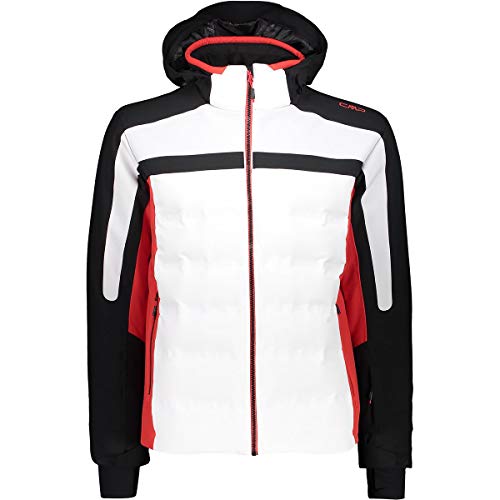CMP Herren Skijacke Man Jacket Zip Hood 39W2157 Bianco 56