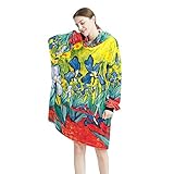 Couverture à capuche surdimensionnée : la couverture à capuche portable vous gardera au chaud et confortable pendant que vous vous détendez, regardez la télévision, jouez, lisez, faites la sieste, faites du camping ou des activités de plein air.