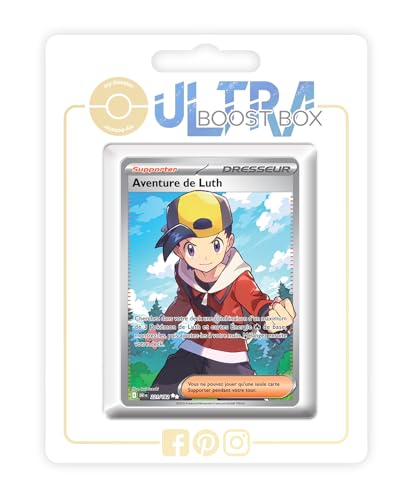 Aventure de Luth (Aventura de Eco) 221/182 Entrenadore Full Art Secreta - Ultraboost X Écarlate et Violet 10Rivalités Destinées - Box de 10 Cartas Pokémon Francés