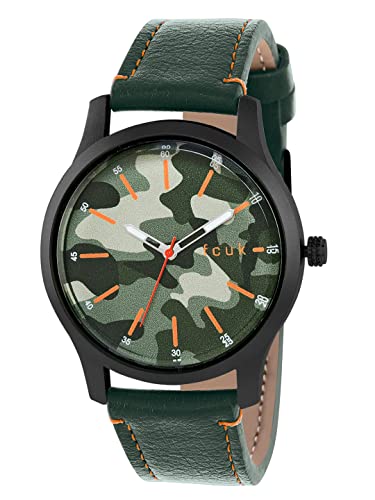 FCUK Analog Green Dial Mens Watch-FK00011D (B0B6C59WZZ) Amazon Price History, Amazon Price Tracker