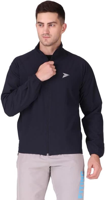 FITINCNS Jacket for Men with Two Closer Zipper Pockets - Sports and Casual Wear