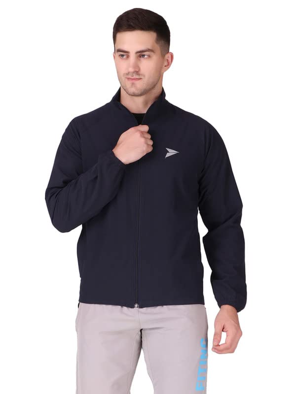 FITINCNS Jacket for Men with Two Closer Zipper Pockets - Sports and Casual Wear