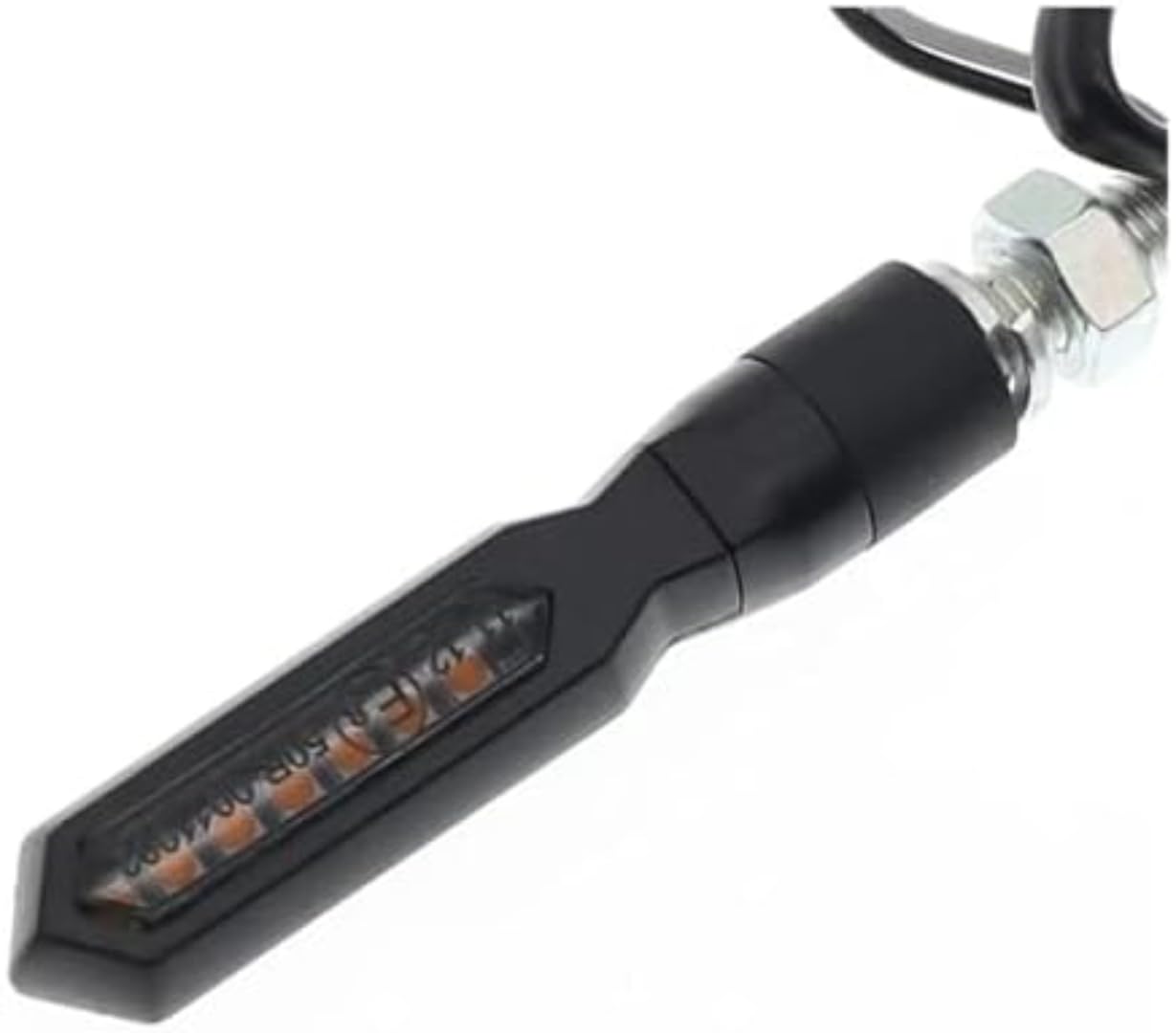 Mini uniwersalne wskaźniki Kierunkowskazy motocyklowe 2 szt. Motocyklowe światła LED przednie/tylne Płynąca woda Sekwencyjny kierunkowskaz Światło do jazdy Światło tylne Lampa hamulca Racer