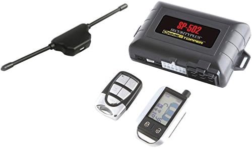 Crimestopper SP-502 2-Way LCD Paging Combo Alarm, Keyless Entry and Remote Start System with Rechargeable Remote by Crime Stopper
