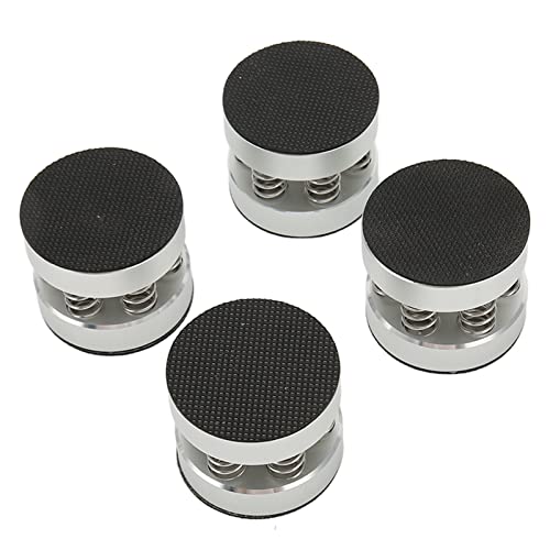春のスピーカースパイク隔離標準アンプの強い衝撃吸収スピーカーアルミニウム合金4pcs