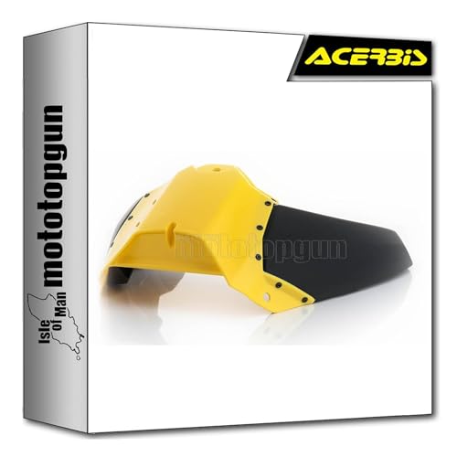 Ouïes de radiateur Acerbis 0017559.060 jaune pour moto Yamaha WRF 450 de 2015 à 2017