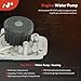 A-Premium Engine Timing Belt Kit with Water Pump, Tensioner & Seals - Compatible with Honda Civic 2001-2005 & Acura EL 2001-2005, SOHC, L4 1.7L