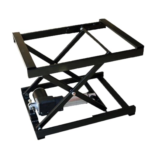 LYDZUSDP Foldable Lifting Table Lift,Electric Scissor Lift Table with Remote Control,Height Adjustable 100-310mm,Electric Lifting Platform(Wireless)