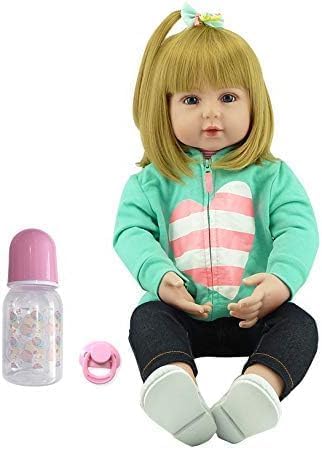 iCradle Lovely Reborn Baby Doll Girl 18 inch Soft Body Vinyl