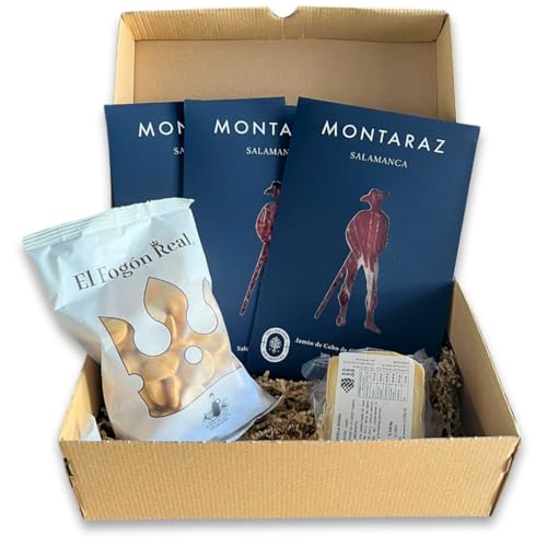 Amaisso® Cesta Gourmet para Regalar - Embutidos - Jamon, Salchichon y Chorizo Cebo Campo Iberico - Queso Curado de Cabra Payoyo y Picos de Pan - Cesta Regalo Mujer - Cesta Regalo Hombre