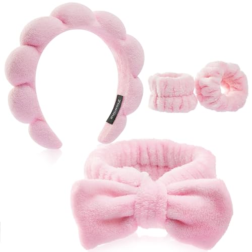 Headbands for Women – Spa Headband and Wristband S…