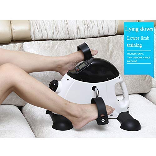 Mini bicicleta portátil para terapia física con monitor LCD miniatura 4