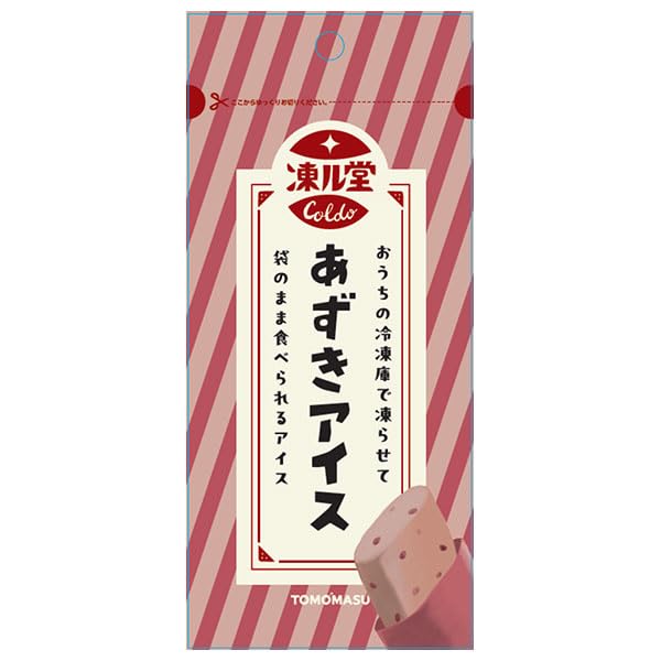 Amazon.co.jp: 友桝飲料 凍ル堂 あずきアイス 80gパウチ×36本入 : 食品