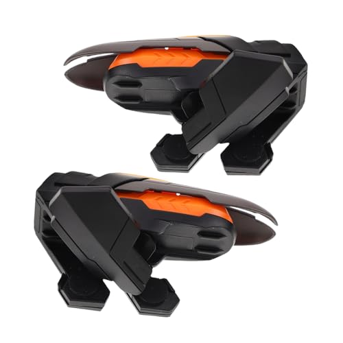 Hemobllo Gatillos Gaming para Móvil Controlador de Seis Dedos con Botones Auxiliares y Joystick Accesorios para Online Teléfonos y Tablets