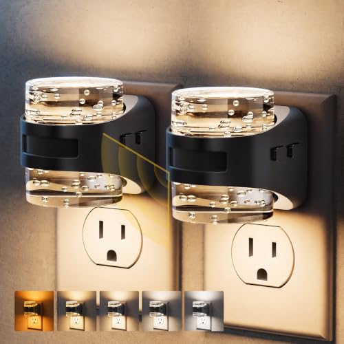 Image of JandCase Motion Sensor Night Light, Bubble Night Lights Plug into Wall