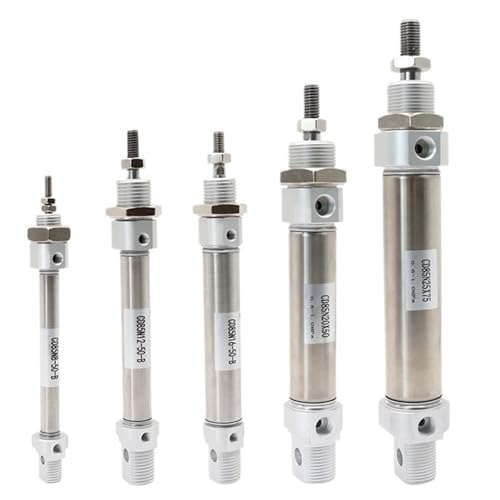 Cylindre pneumatique CD85N avec amortissement et course de 250mm