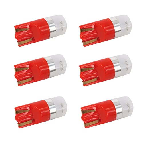 WLJH Extremely Bright Red Dash Instrument Panel Gauge Dashboard Cluster Led Light Bulbs Kits For Jeep Cherokee XJ 1984-1996, Pack of 9