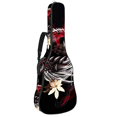 Housse pour guitare acoustique 106,7 cm, étanche, rembourrée, housse de protection avancée avec double bandoulière… - Les Beatles, Paul McCartney, John Lennon, RIngo Starr, George Harrison Housse pour guitare acoustique 106,7 cm, étanche, rembourrée, housse de protection avancée avec double bandoulière…
