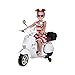 Produktbild Actionbikes Motors Kinder Elektroroller Vespa PX150 - Lizenziert - 2 x 18 Watt Motor - Eva Vollgummi Reifen - Roller (Weiß)