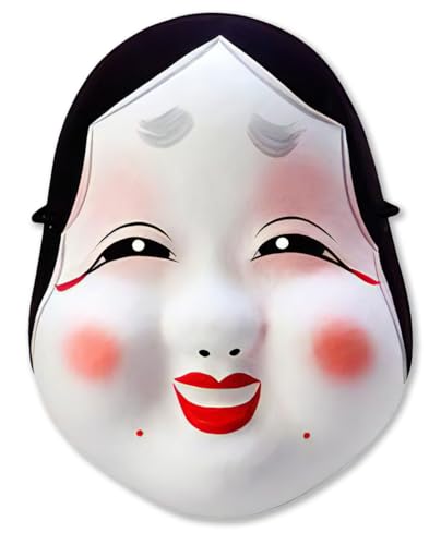 お面 おかめ(白) お多福 縁起物 厄払い 魔除け 商売繁盛 家運繫栄 おかめ お面 贈り物 ギフト 民芸品