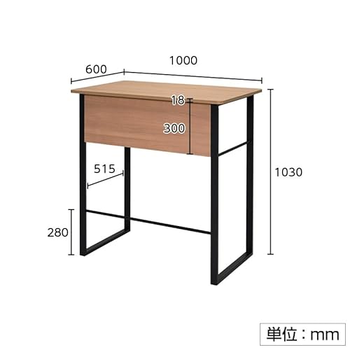 法人様向け オフィスコム スタンディングデスク オフィスデスク パソコンデスク 幅1000×奥行600×高さ1030mm ホワイト Z-STD-1060-WH [4]
