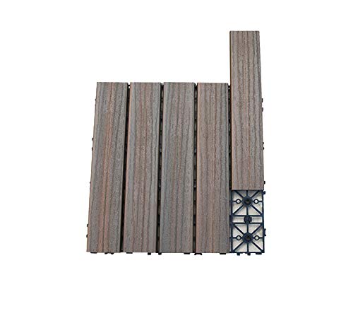 SORARA® Tuintegels - Bruin - 6 delen per doos - 30 x 30 cm - Image 4