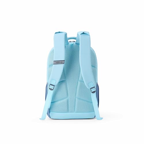 Image of American Tourister Bougie | 35 Ltrs | 4 Compartments | Bottle Pocket | Ergonomic Padded Back Panel & Shoulder Straps | Laptop Backpack | 1 Year International Warranty | Ice Blue