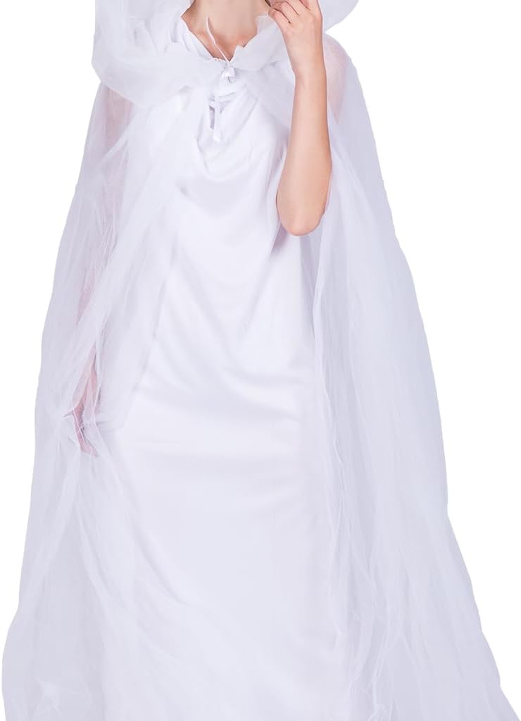 EraSpooky Phantom Woman Halloween Ghost Adult Costume Haunter Party Dress - Image 7