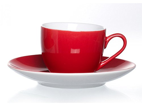 Espressotassen - Set 12 tlg. Doppio rot