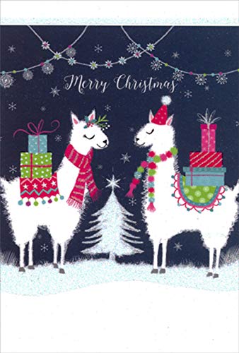 Pictura Christmas Llama Couple Christmas Card to Both of You