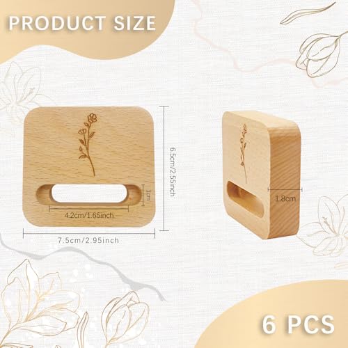 Image of GeryVtee 6 Pcs Small Embroidery Hoop Stand Embroidery Hoop Display Stand Embroidery Frames for Display Embroidery Cross Stitch Hoop Accessories Decor (Rectangle)