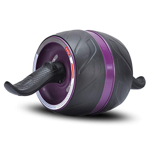 COVVY AB Carver PRO Roller, Core Allenamento Addominale Muscolo Fitness Attrezzature per Esercizi ginnici con Ginocchio Mat Perfect Wheel Trainer per Bodybuilding Ginnastica Home Gym (Purple)