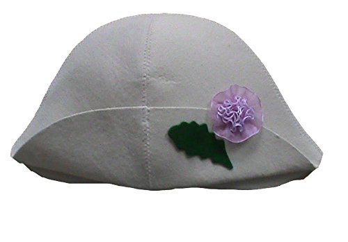 Preisvergleich Produktbild GMMH Saunahut 1507 "Purple Flower", 1er Pack