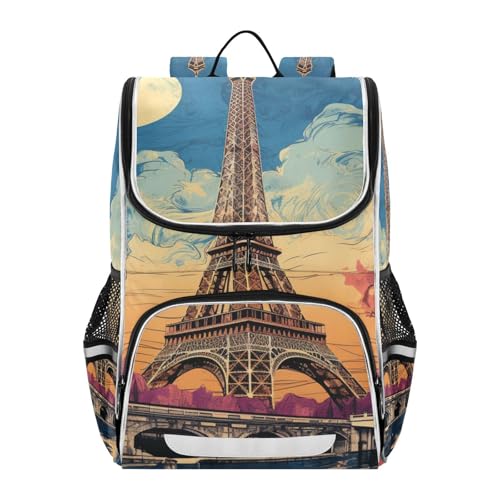 Mochila de viaje Art Moon Eiffel para escapadas urbanas de hombres