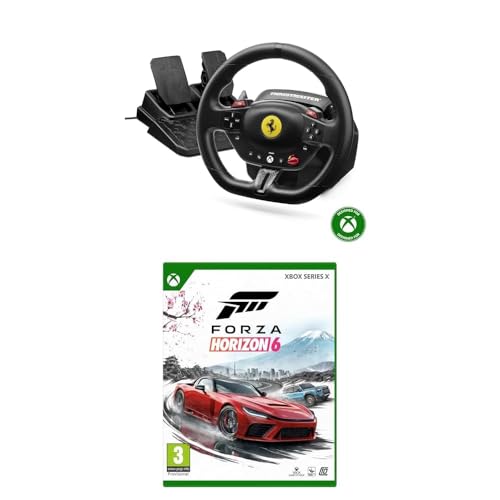 Volant Thrustmaster T98 avec pédalier magnétique T2PM et Forza Horizon 6