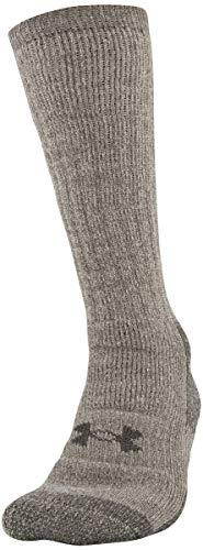 Under Armour Adult Hitch Coldgear Boot Socks, 2-Pairs , Highland Buff/Maverick Brown , Medium #TOP1