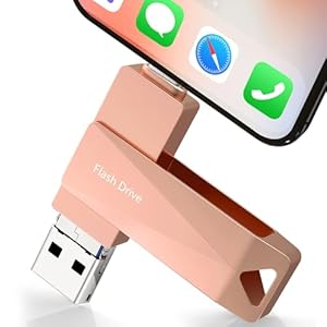 Memoria USB Qainerly de 512 GB para teléfono, todos los modelos, almacenamiento de transferencia de diseño 4 en 1, iPad/PC/Android