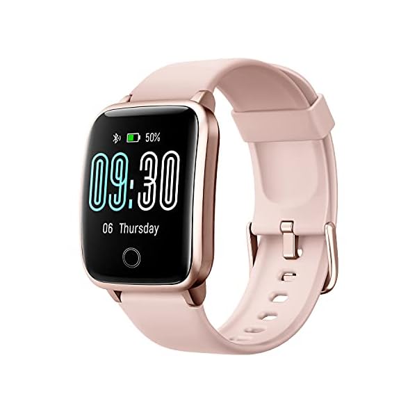Willful-Smart-Watch-for-Men-Women-IP68-Waterproof-Fitness-Tracker-Heart-Rate-Monitor-Sport-Digital-Watch-Smartwatch-for-Android-Phones-and-iOS-Phones-Compatible-iPhone-Samsung-Pink Willful Smart Watch for Men Women IP68 Waterproof, Fitness Tracker Heart Rate Monitor Sport Digital Watch, Smartwatch for Android Phones and iOS Phones Compatible iPhone Samsung (Pink)
