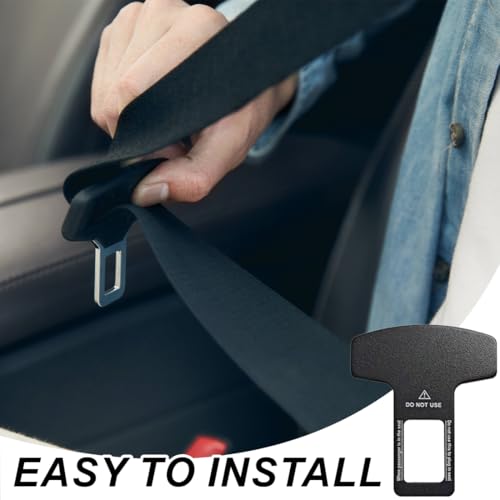 Autozubehörteile, Einfügen, Anschlusskarte, Verschlusszungenstecker, 5,2 * 6,0 Cm, Schwarz, für Langstreckenfahrten, Machen Sie den Fahrer komfortabler(4 Stück