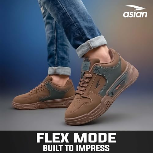 Image of ASIAN Shadow-01 Sneakers for Men | Soft Cushion Tech, Strong Grip Outsole & Colourblocked Style | Lightweight Casual Shoes for Walking, Training, Gym & Travel