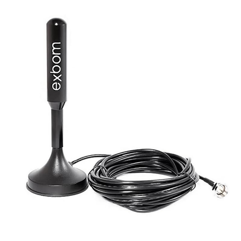 Antena Digital HDTV Amplificada Interna E Externa 5 Metros