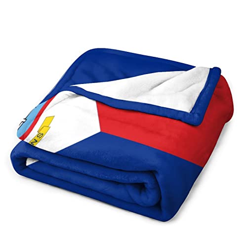 Couverture en flanelle douce Funlucy 127x152 cm pour canapé - 4