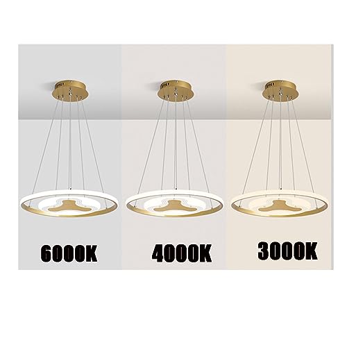 Lustre LED moderne 32W réglable pour éclairer une salle à manger